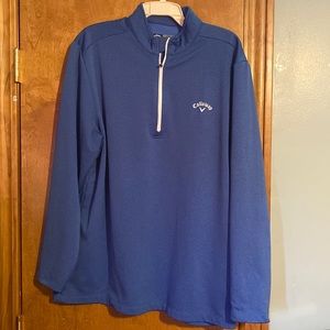 Callaway long sleeve lightweight half zip pullover